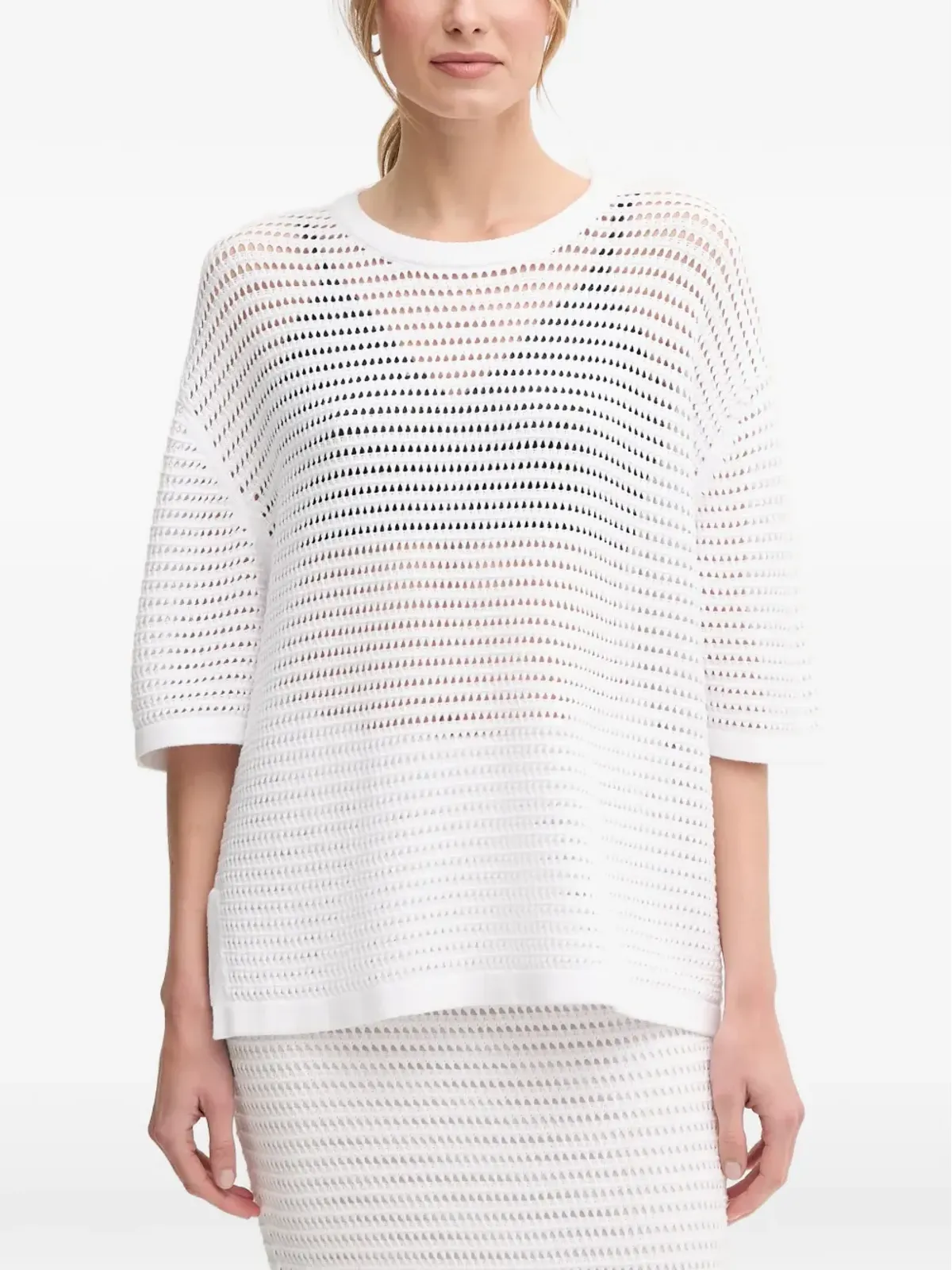 Marc Aurel オープンニットTシャツ - 画像1
