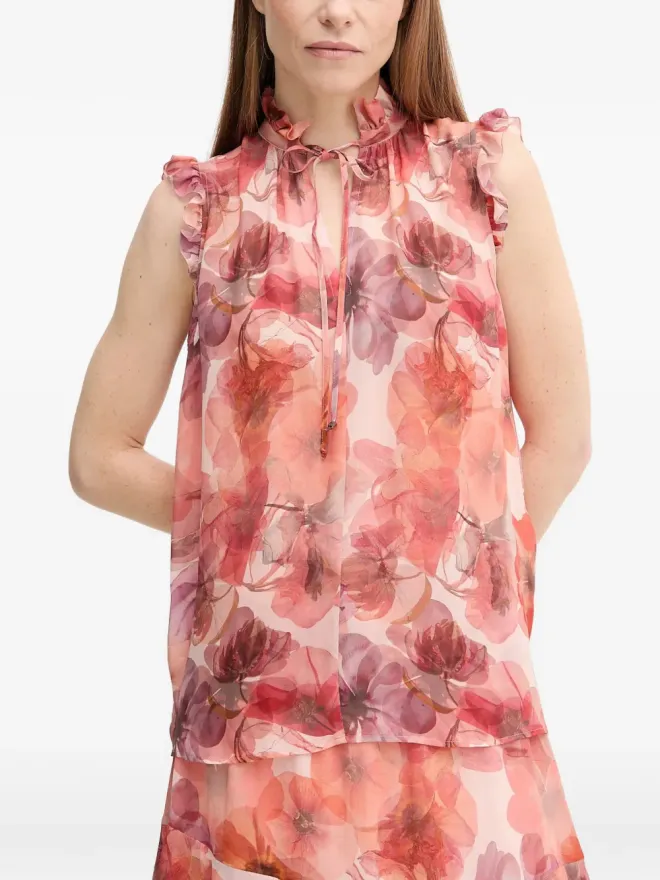 Marc Aurel Marc Aurel ラッフル花柄トップの商品画像