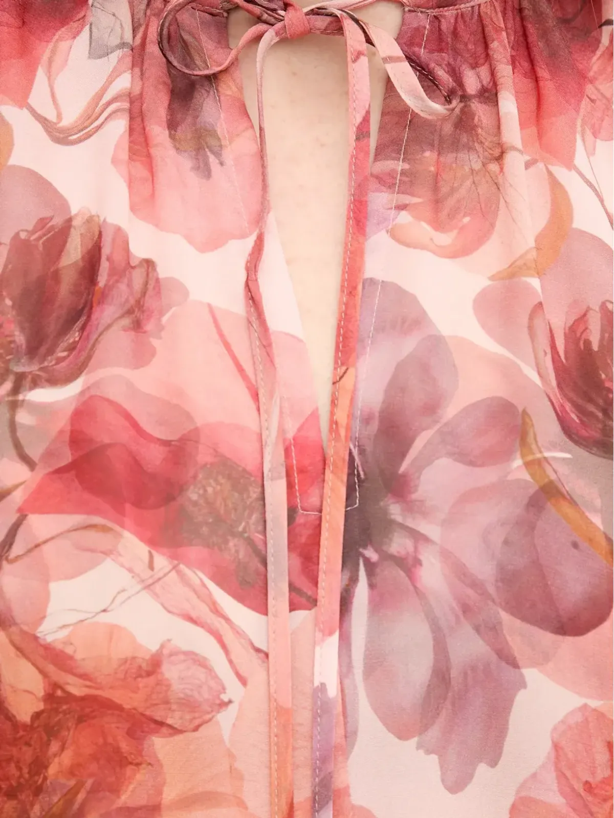 Marc Aurel ラッフル花柄トップ - 画像5
