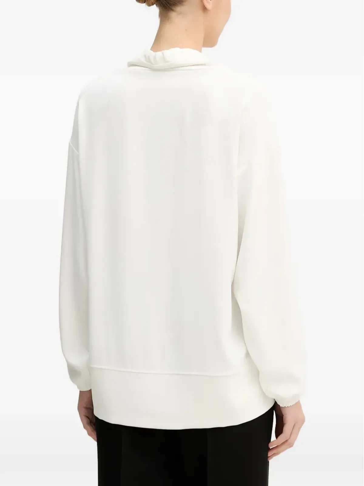 Joseph Ribkoff ドローストリングフーディー - White - 画像3