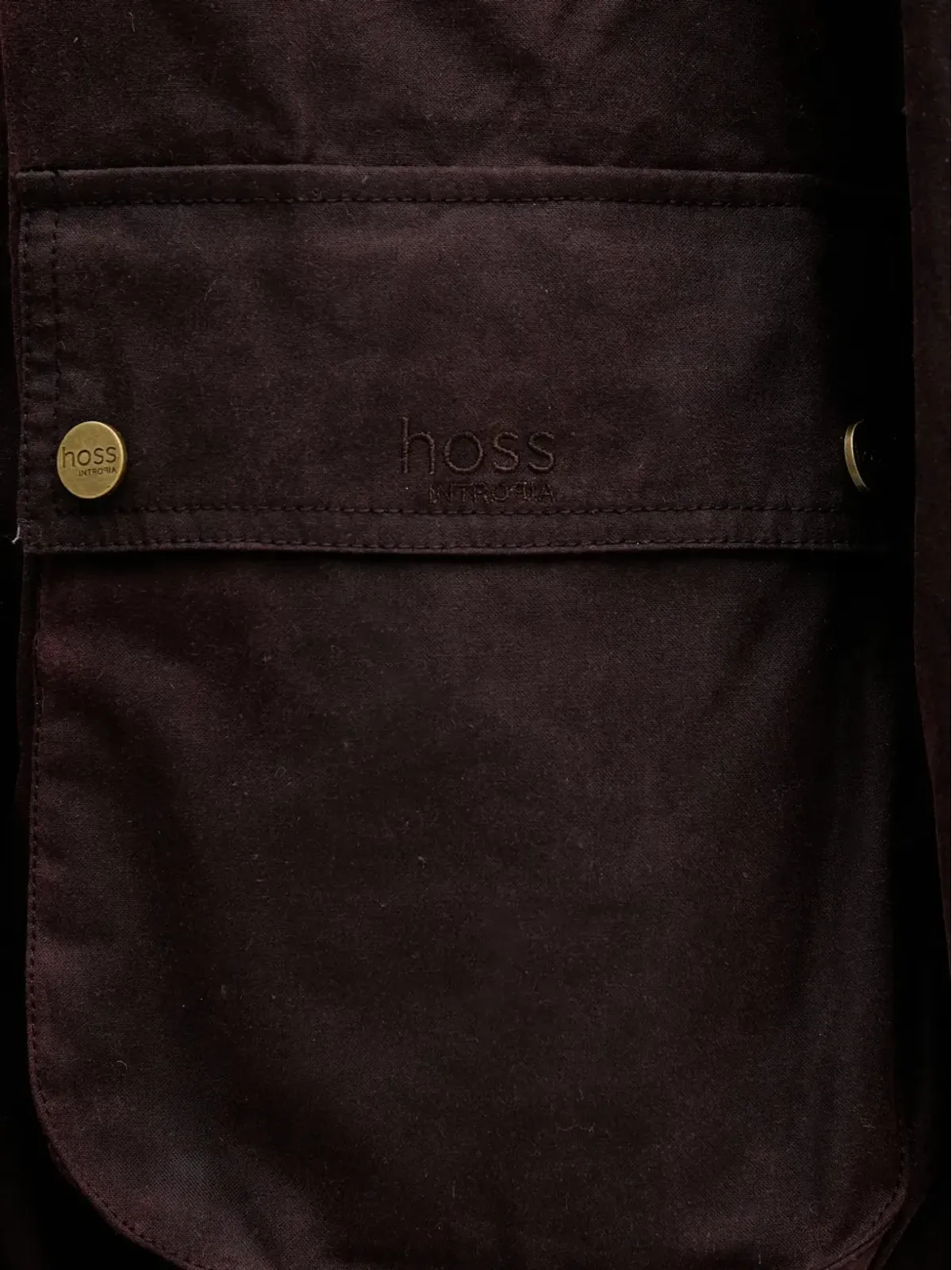 Hoss Intropia ダマリス ボタン付き コーデュロイカラー トレンチコート - 画像5