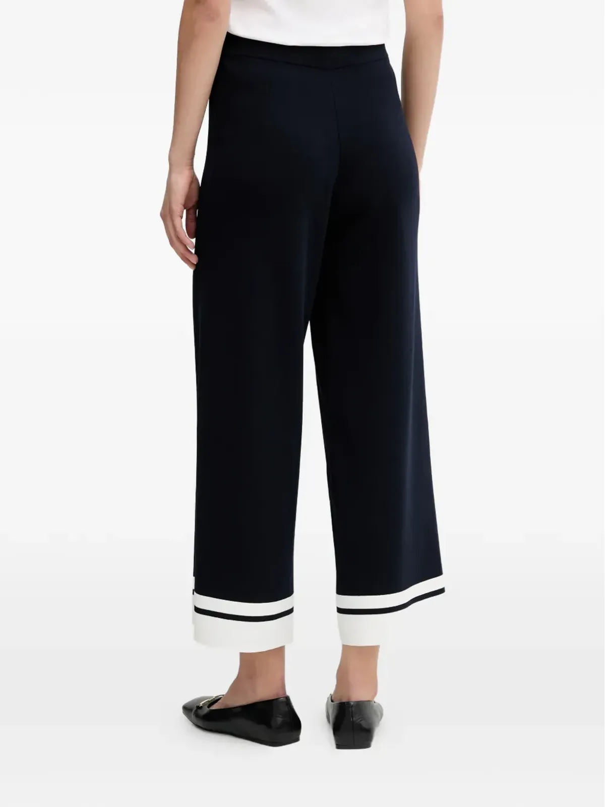 Joseph Ribkoff ストライプ柄クロップドパンツ - 画像3