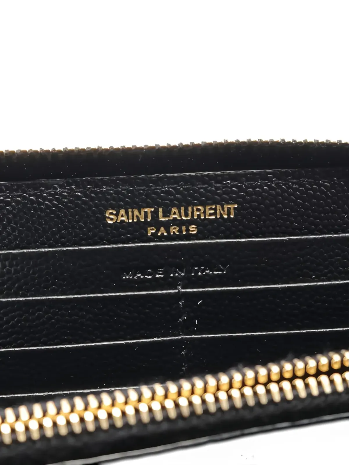Saint Laurent Pre-Owned レザー長財布 - 画像4