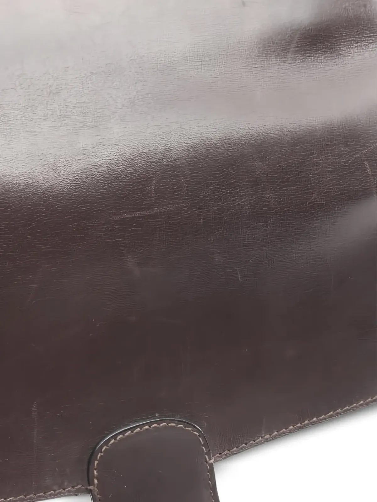 Celine Pre-Owned ホースキャリッジレザー ショルダーバッグ - ブラウン - 画像5