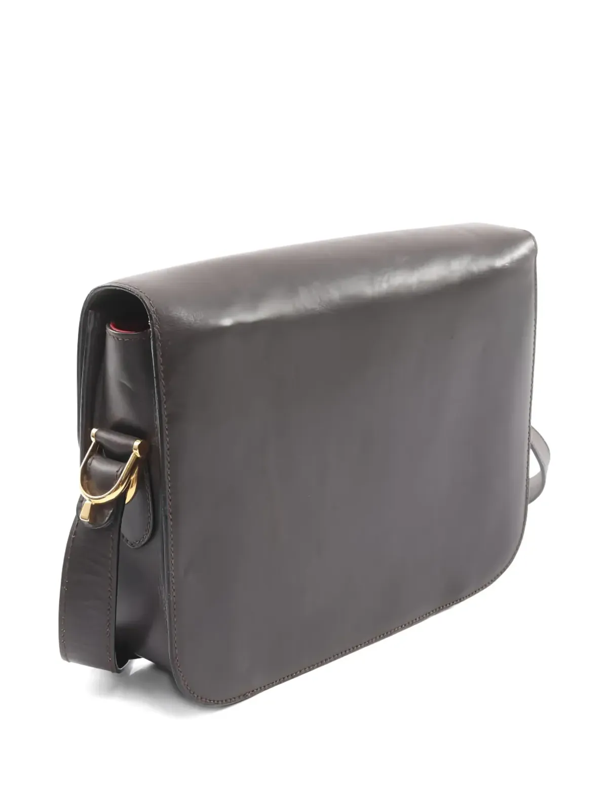 Celine Pre-Owned ホースキャリッジレザー ショルダーバッグ - ブラウン - 画像2