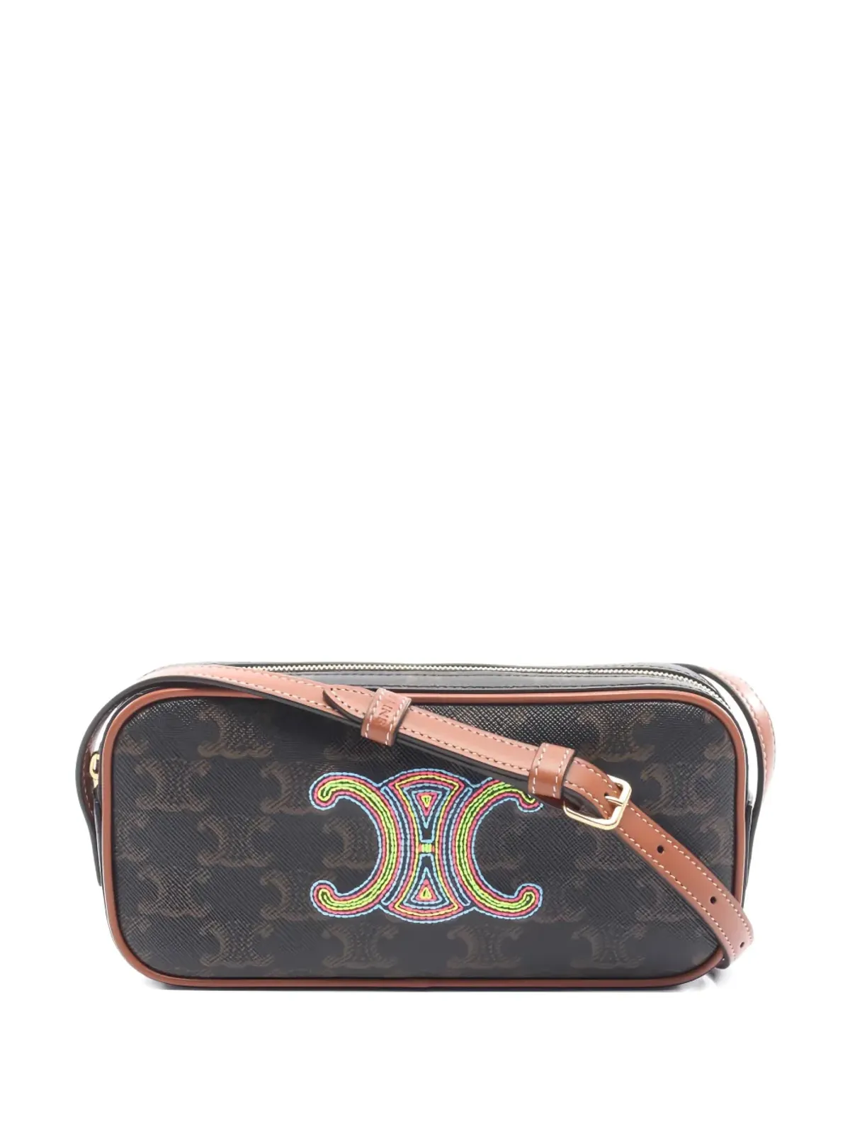 Celine Pre-Owned ミニ Triomphe カメラバッグ - 画像1