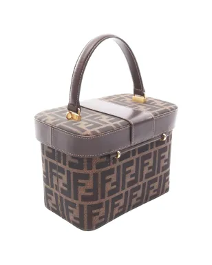 Fendi Pre-Owned Zuccaモノグラム バニティケース - サムネイル2