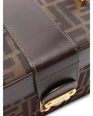 Fendi Pre-Owned Zuccaモノグラム バニティケース - サムネイル4