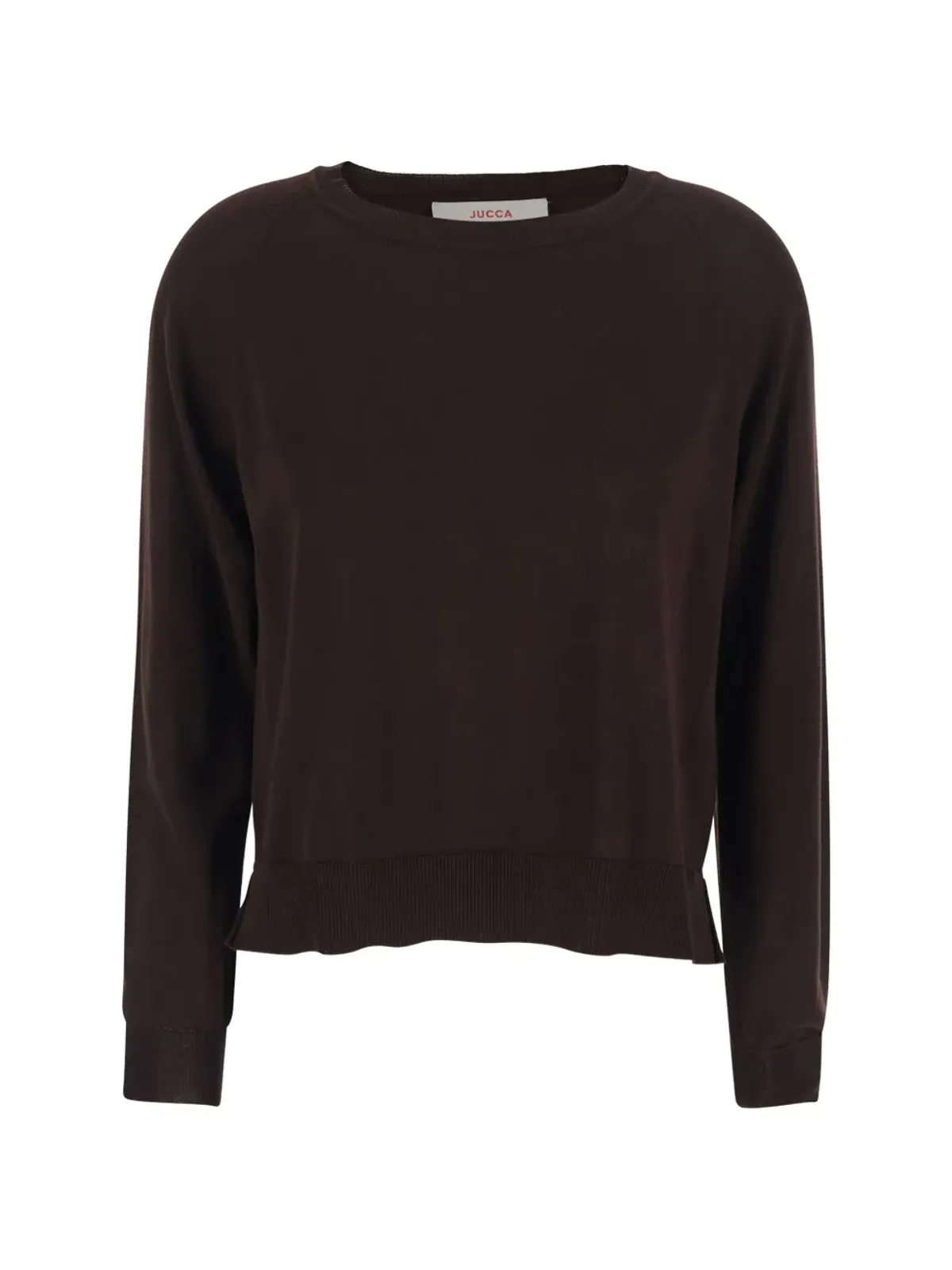 Jucca perforated sweatshirt - Brown - 画像1