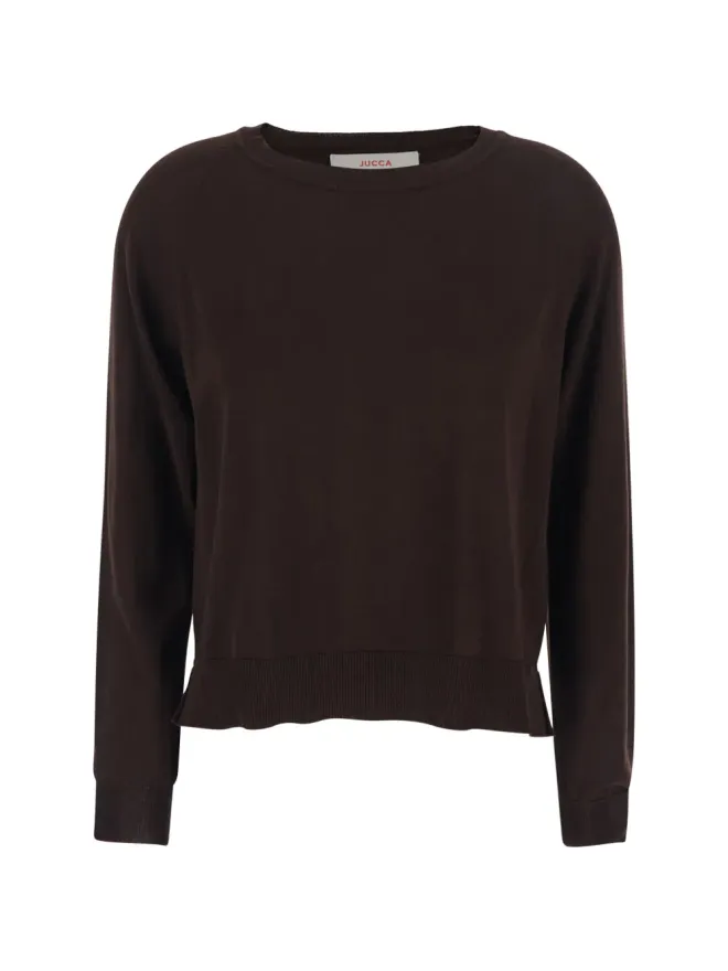 Jucca Jucca perforated sweatshirt - Brownの商品画像