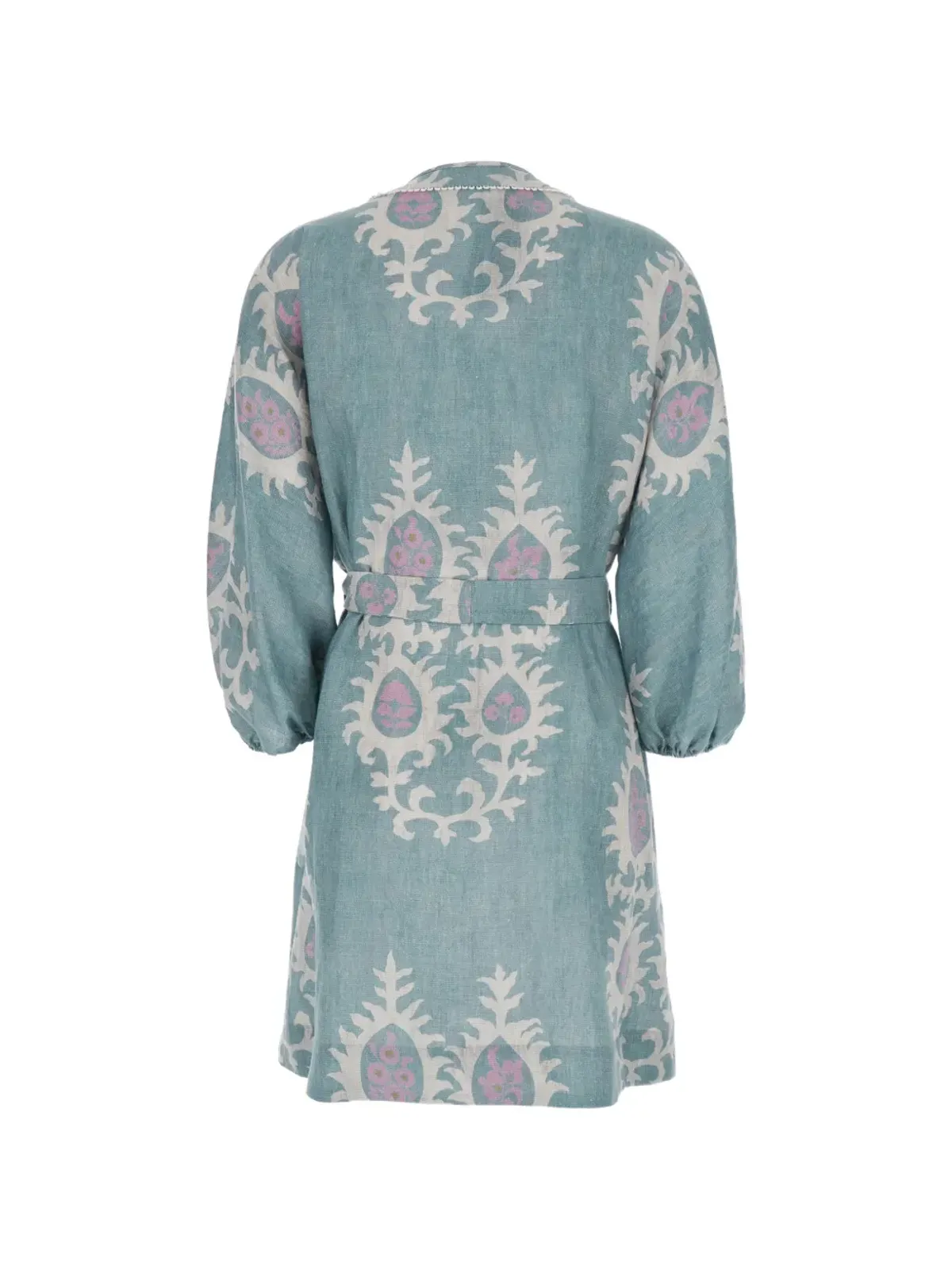 Bazar Deluxe pattern tie dress - 画像2