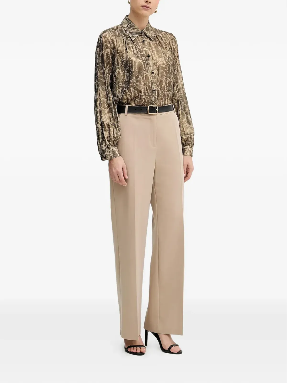Marc Aurel snake-print shirt - Neutrals - 画像2