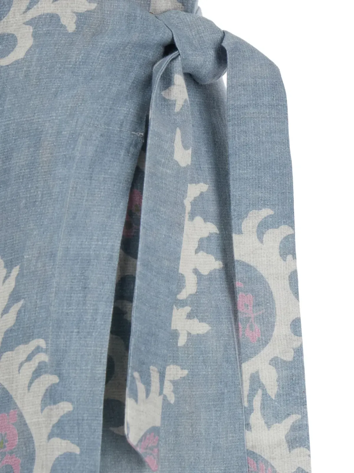 Bazar Deluxe 花柄プリント タイ付きスカート - 画像3