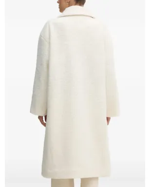 OUI テクスチャード ダブルブレスト コート - サムネイル4