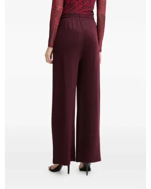 Marc Aurel エラスティケーテッド・ワイドレッグパンツ レッド - サムネイル3