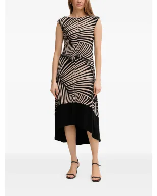 Joseph Ribkoff patterned midi dress - Black - サムネイル1