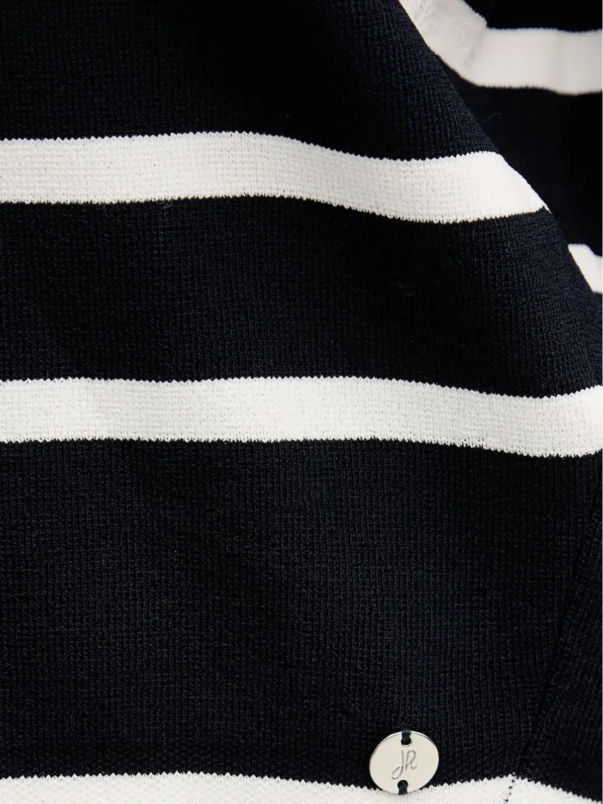 Joseph Ribkoff ストライプVネックTシャツ - 画像5