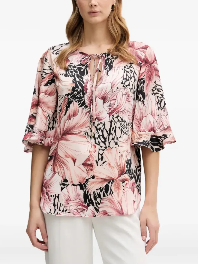Joseph Ribkoff Joseph Ribkoff 花柄フリルブラウスの商品画像