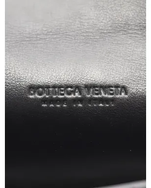 Bottega Veneta Pre-Owned 1910sイントレチャート風レザーショルダーバッグ - ブラック - サムネイル5