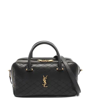 Saint Laurent Pre-Owned ダッフル型キルテッドレザートート - サムネイル1