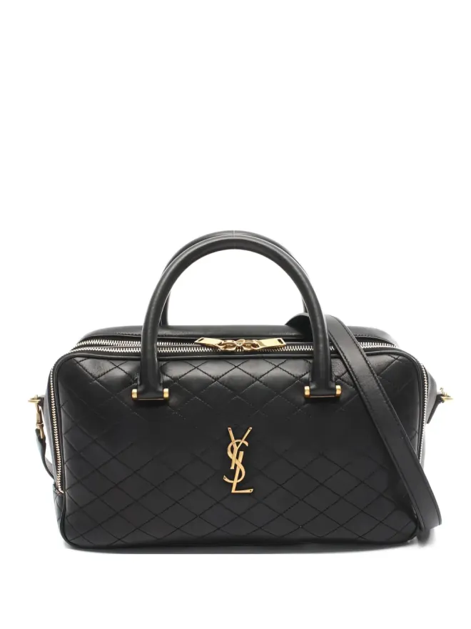 Saint Laurent Pre-Owned Saint Laurent Pre-Owned ダッフル型キルテッドレザートートの商品画像