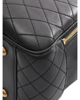 Saint Laurent Pre-Owned ダッフル型キルテッドレザートート - サムネイル3