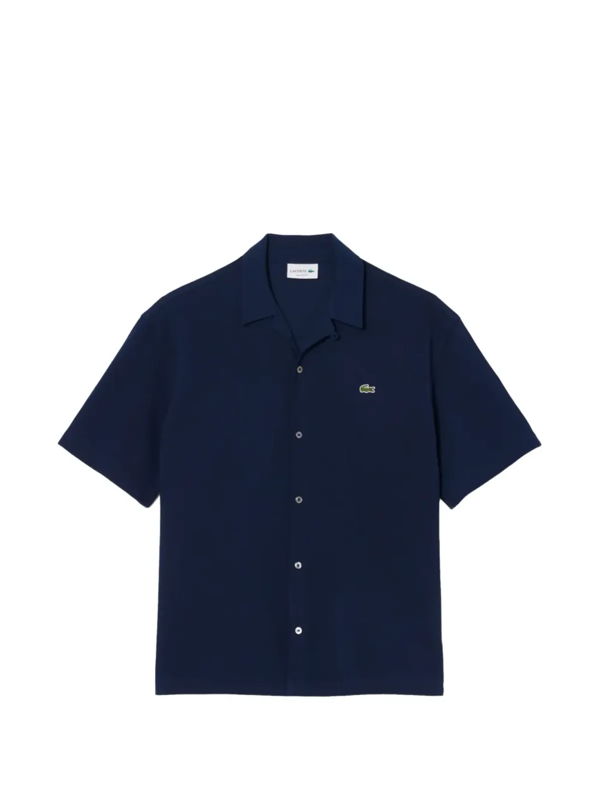 Lacoste 半袖ボタンアップシャツ - 画像1
