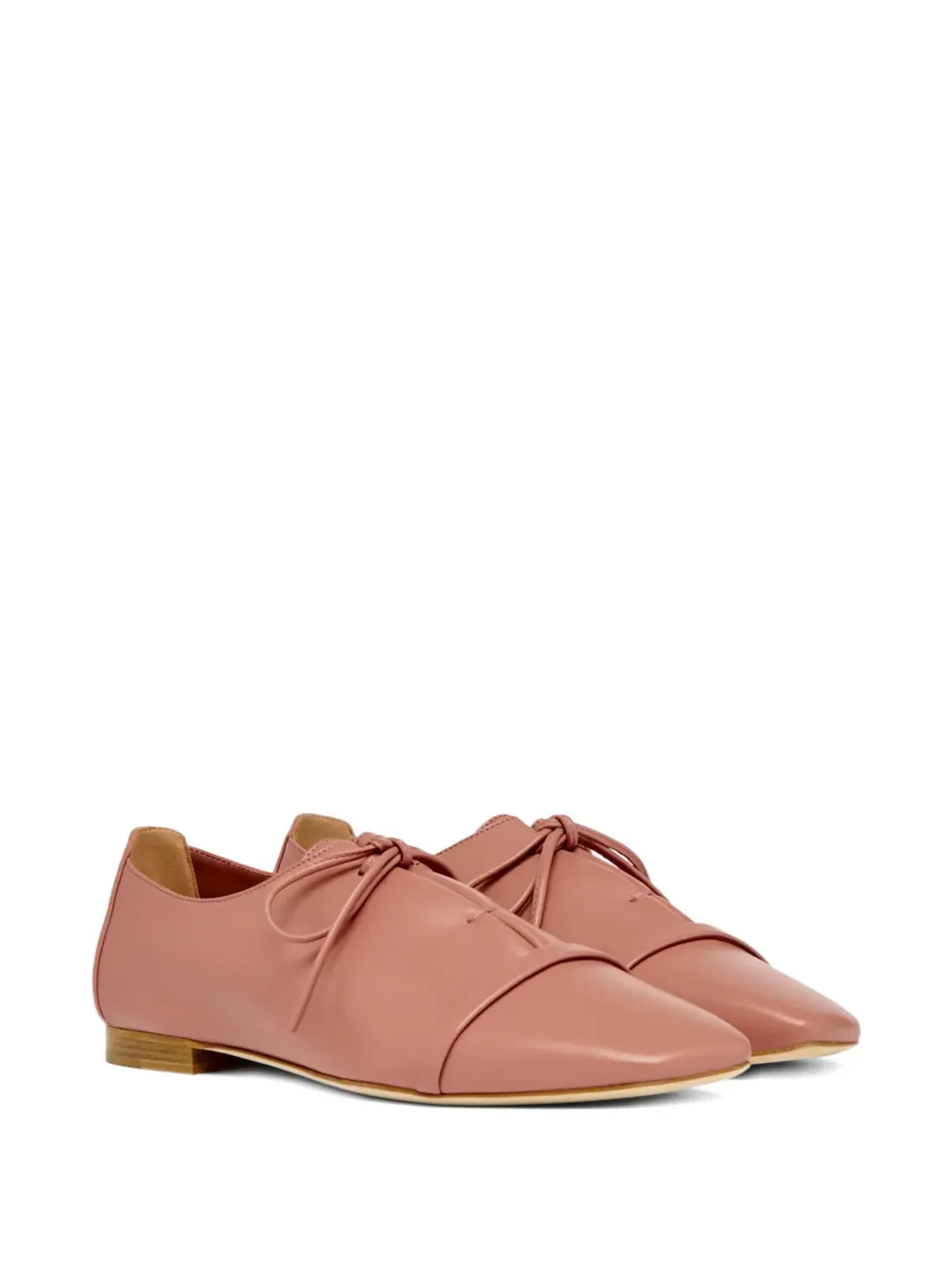 Malone Souliers ジーンレザー レースアップフラット - 画像2