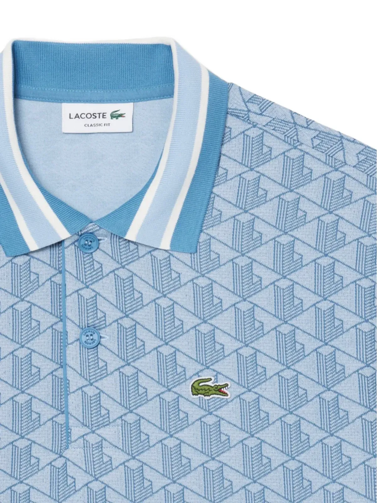 Lacoste モノグラム ポロシャツ - 画像3
