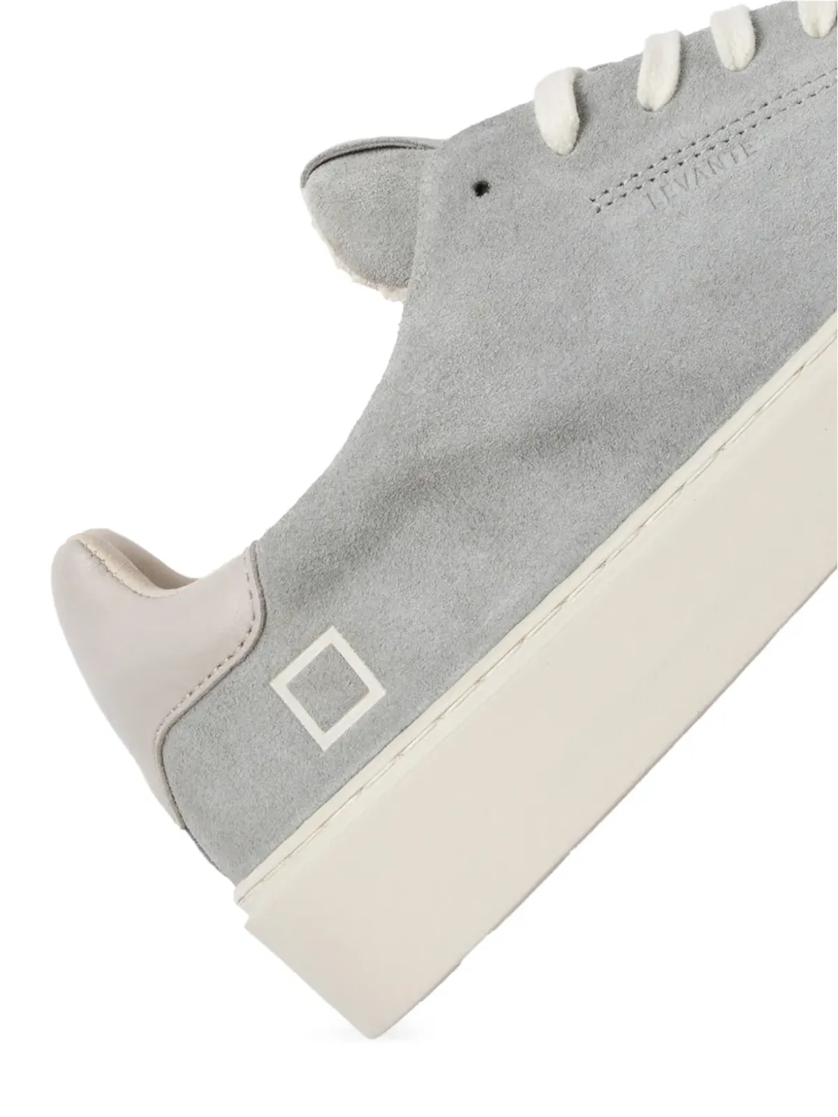 D.A.T.E. Levante suede lace-up sneakers - Grey - 画像3