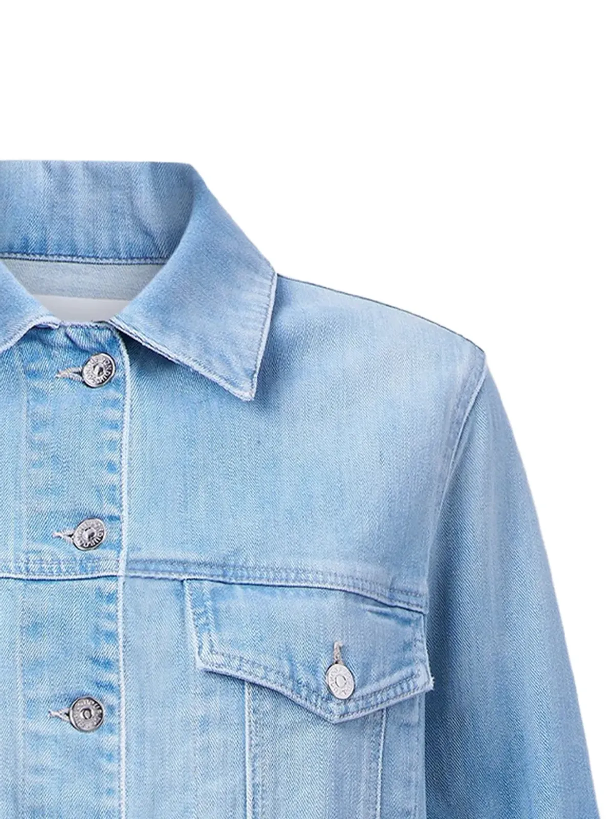 DONDUP chest-pocket cropped jacket - Blue - 画像2