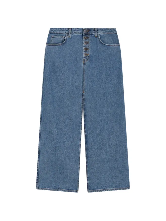 DONDUP DONDUP ボタン付きデニムスカートの商品画像