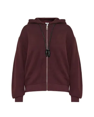 LOEWE ジップフードセーター - サムネイル1