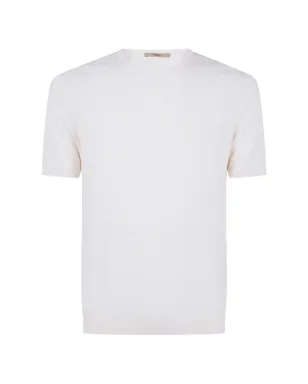 Nuur ribbed T-shirt - Neutrals - サムネイル1