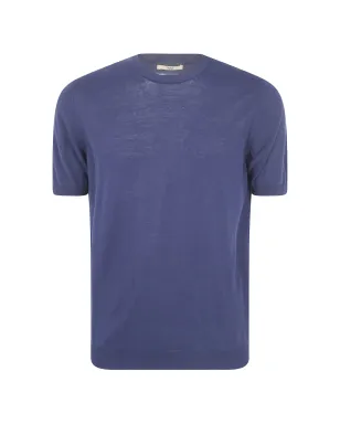 Nuur ショートスリーブ クルーネック Tシャツ - ブルー - サムネイル1