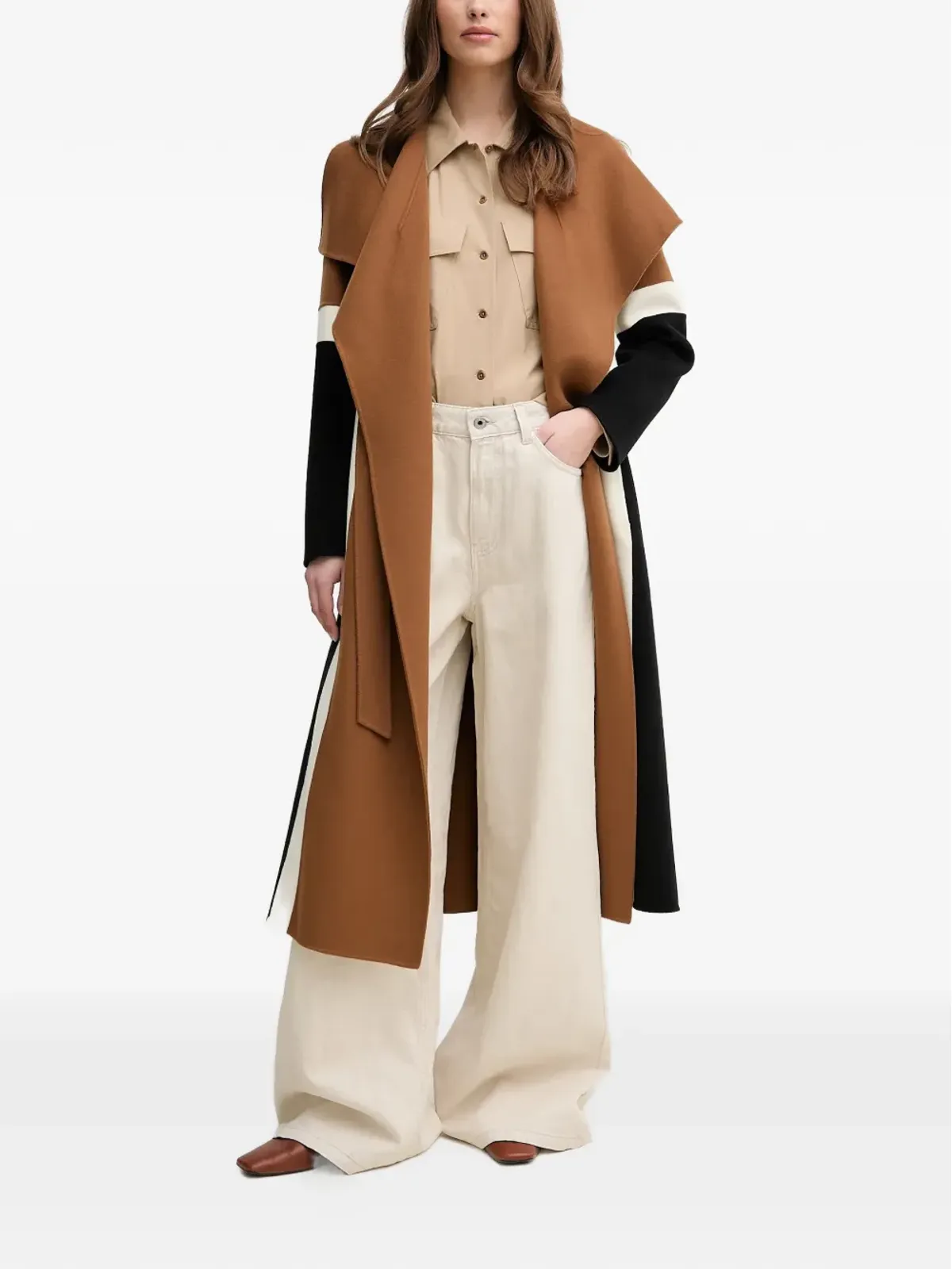 Mos Mosh Phila Roy flap-pocket shirt - Neutrals - 画像2
