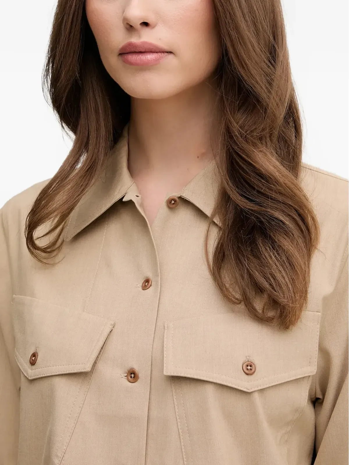 Mos Mosh Phila Roy flap-pocket shirt - Neutrals - 画像4