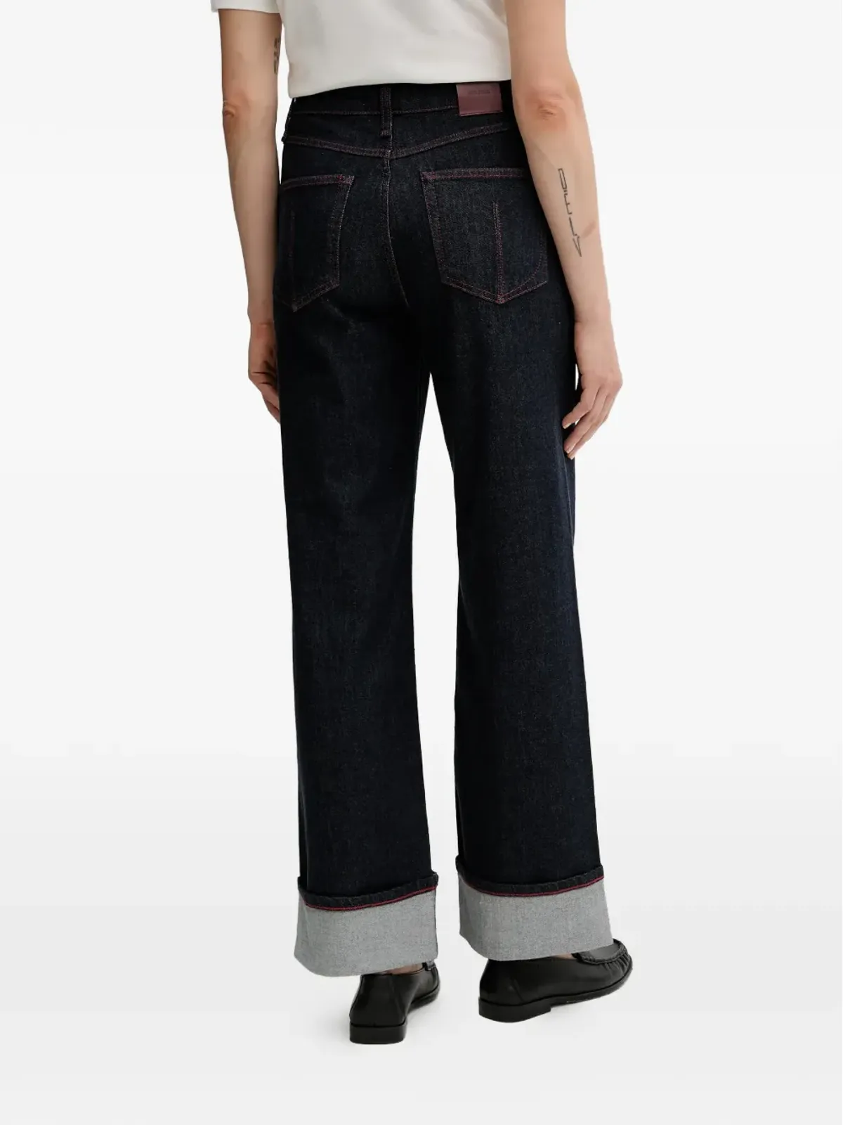 Mos Mosh ボタンカフドジーンズ - 画像3