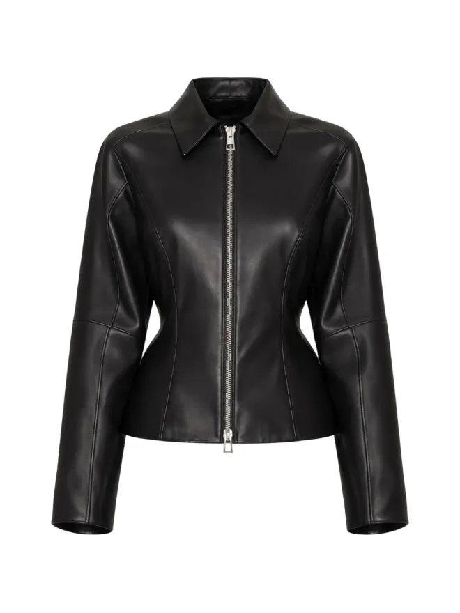 The Sei The Sei zip-fastening jacket - Blackの商品画像