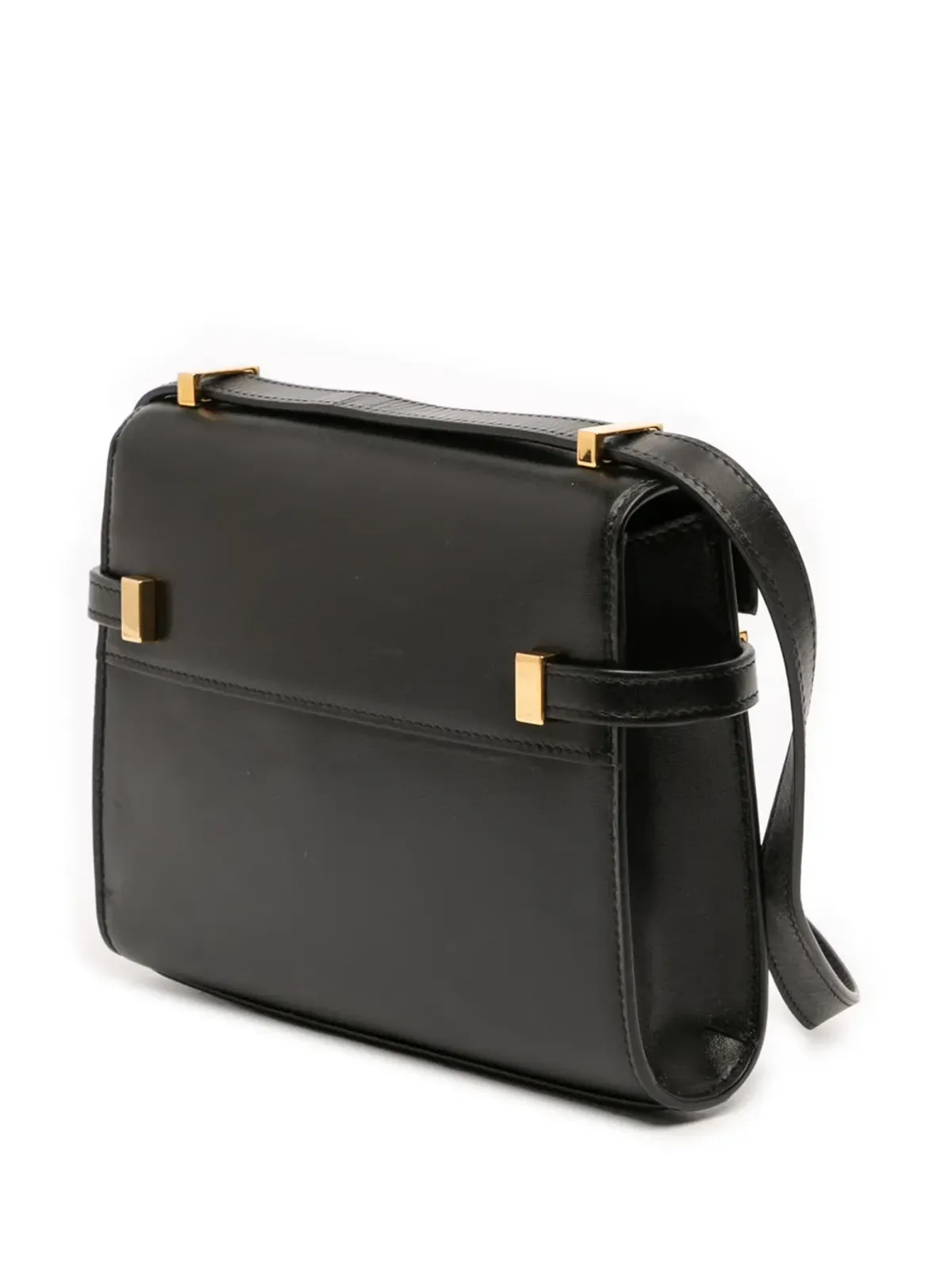 Saint Laurent Pre-Owned 2023 Mini Box Calfskin Manhattan shoulder bag - Black - 画像3