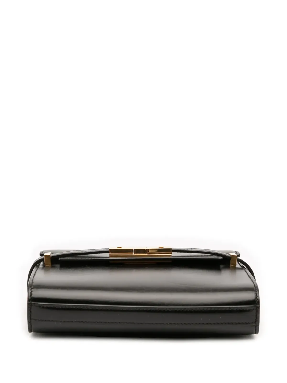 Saint Laurent Pre-Owned 2023 Mini Box Calfskin Manhattan shoulder bag - Black - 画像4