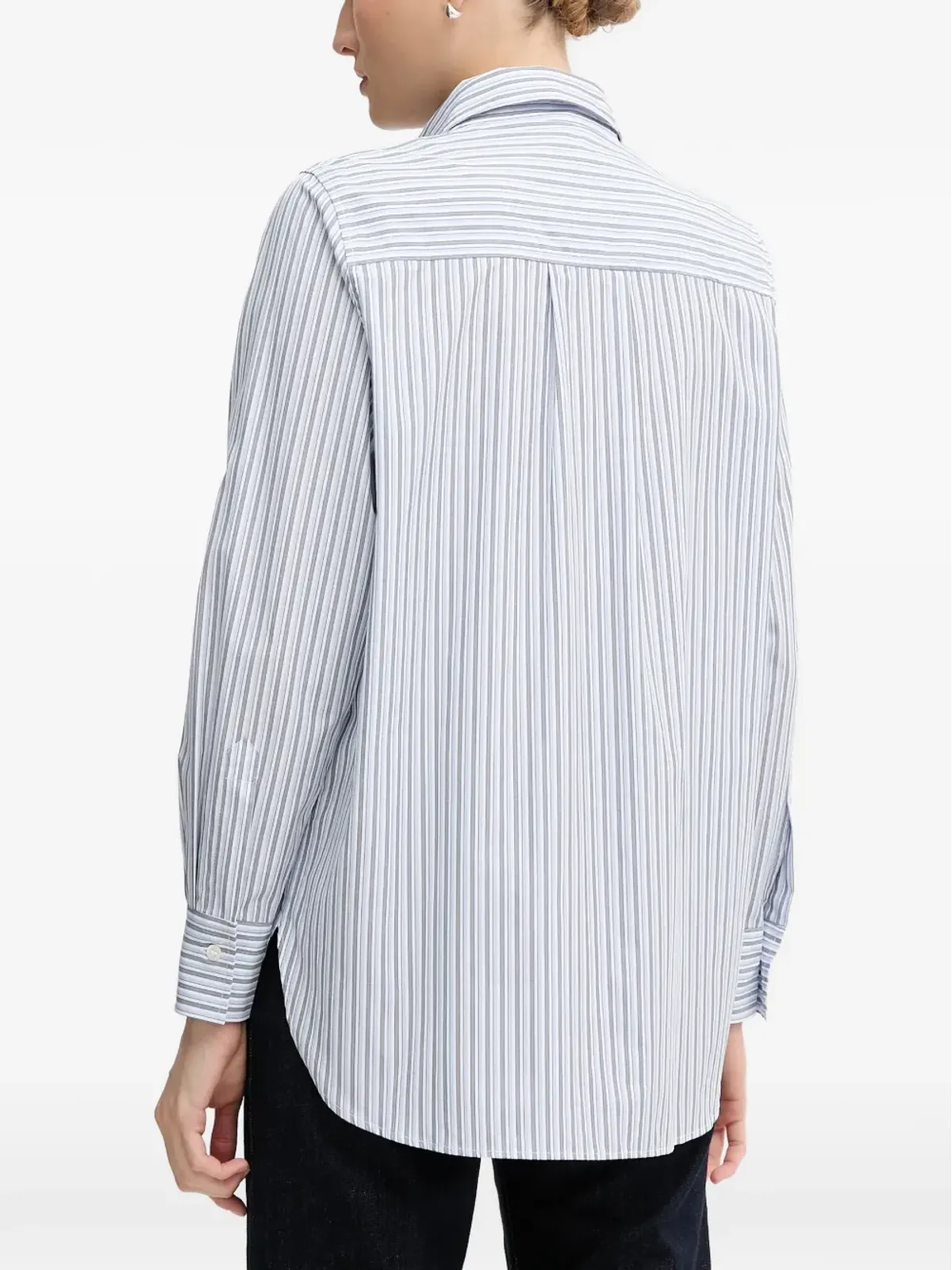 Mos Mosh MMElinda striped shirt - White - 画像3