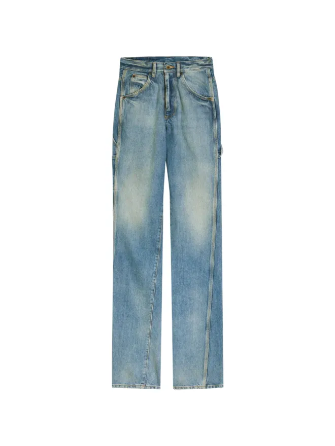 Maison Margiela Maison Margiela ボタン留めストレートジーンズの商品画像