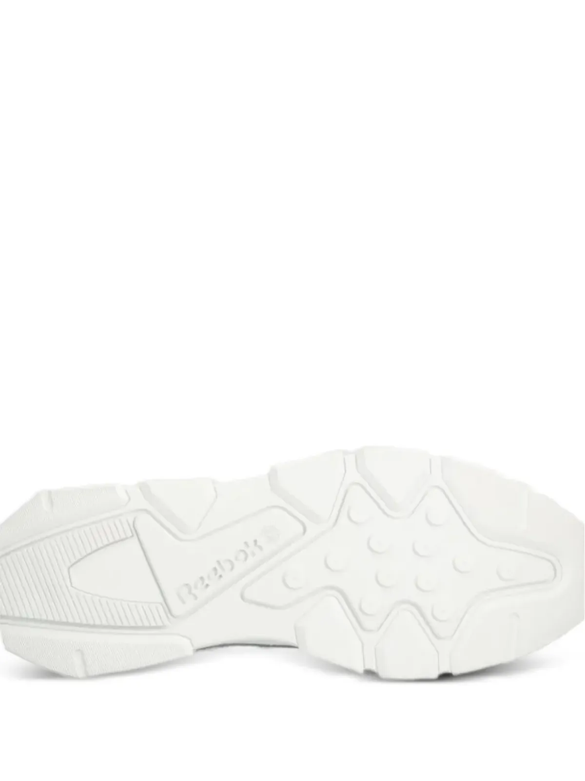 Reebok 白のひび割れ風スニーカー - 画像4