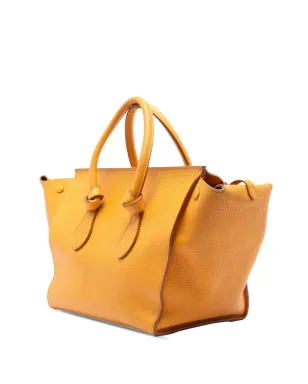 Celine Pre-Owned 2013 Small Grained Calfskin Tie Knot handbag - Yellow - サムネイル3