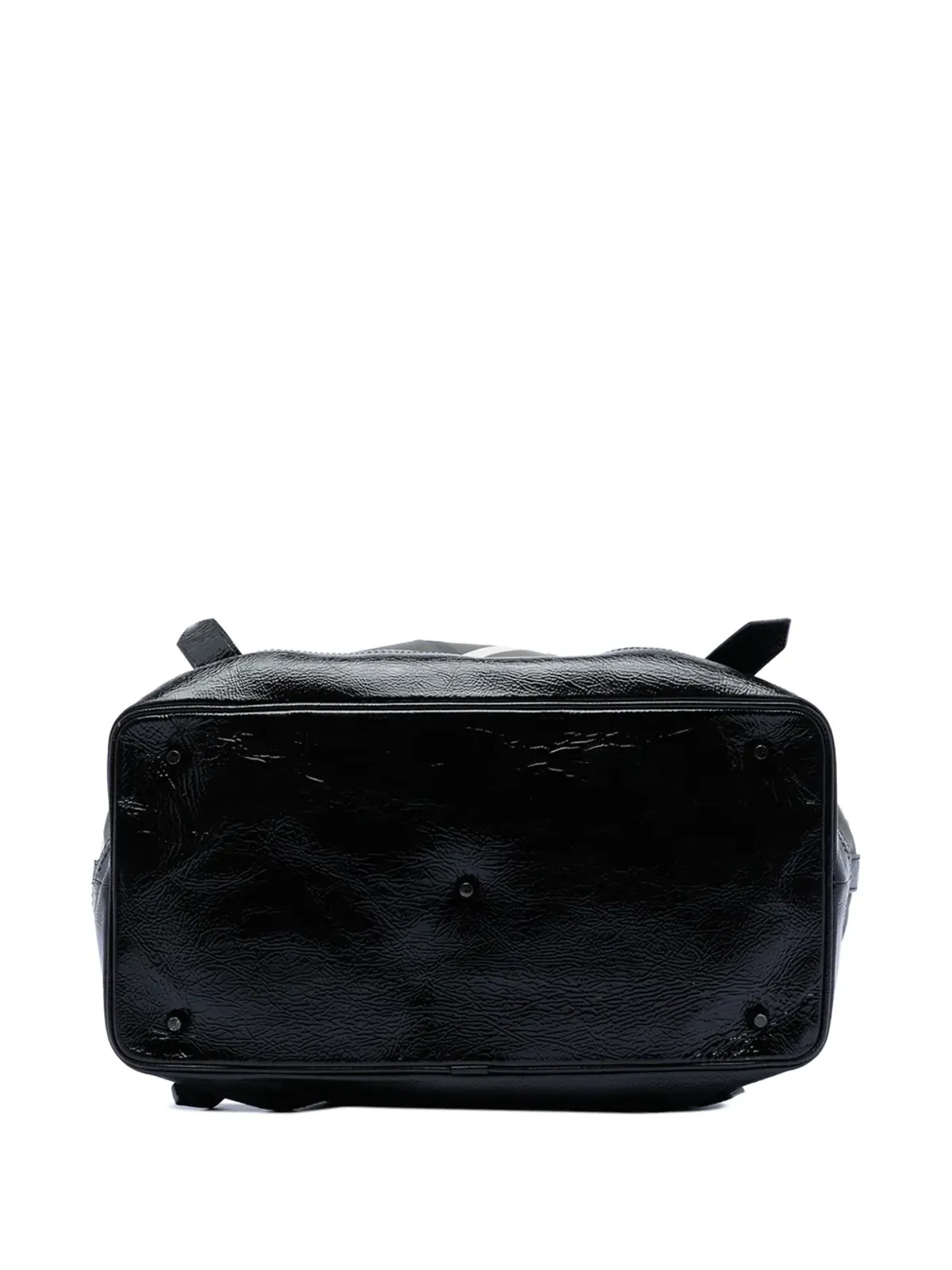 Burberry ビンテージ Beat Check Nylon Lowry サッチェル - ブラック - 画像4