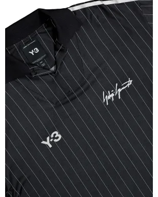 Y-3 エリート5ストライプ長袖フットボールジャージーTシャツ ブラック - サムネイル3