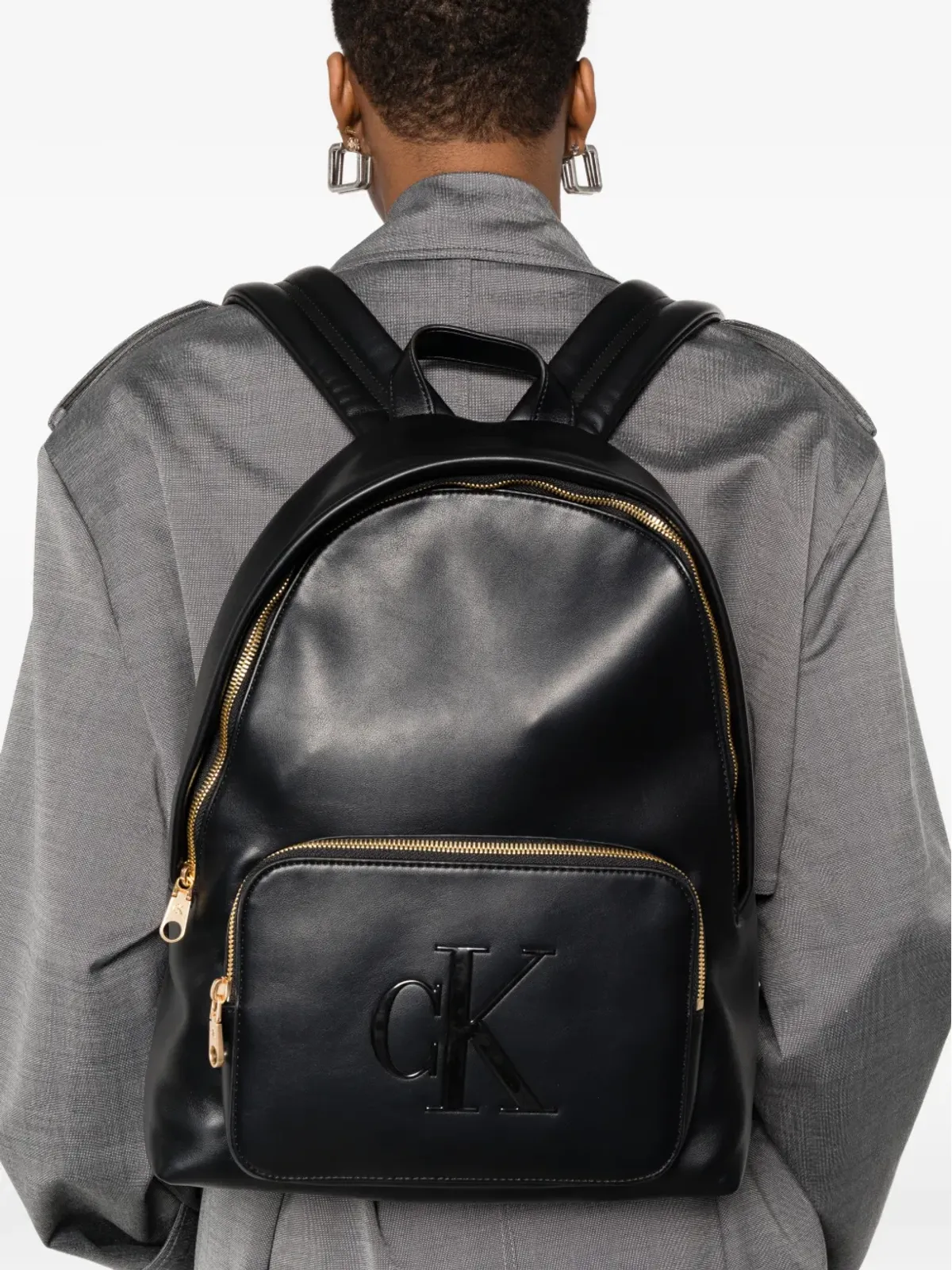 Calvin Klein ロゴディテールバックパック - 画像2