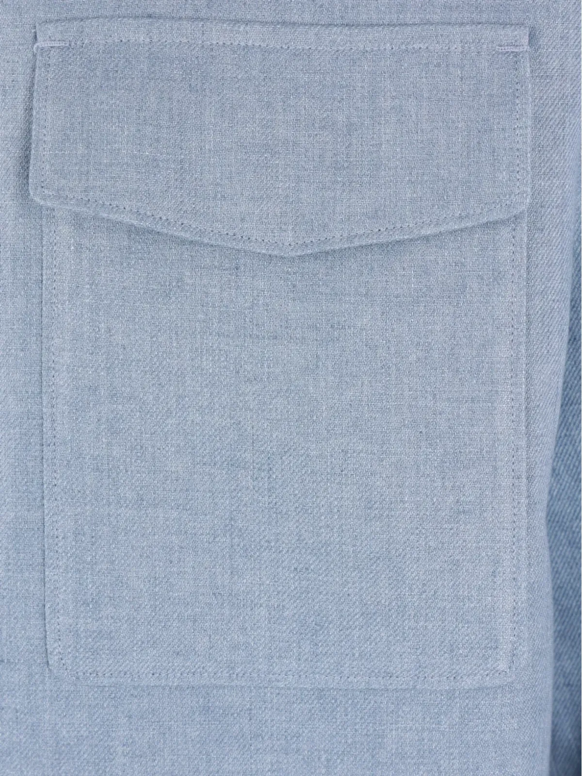 Agnona ポケット付きシャツジャケット - 画像4