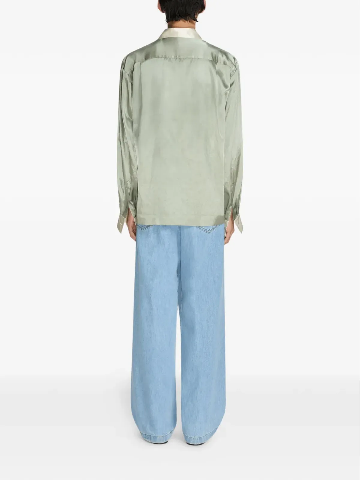 DRIES VAN NOTEN スパンコール装飾シャツ - 画像4